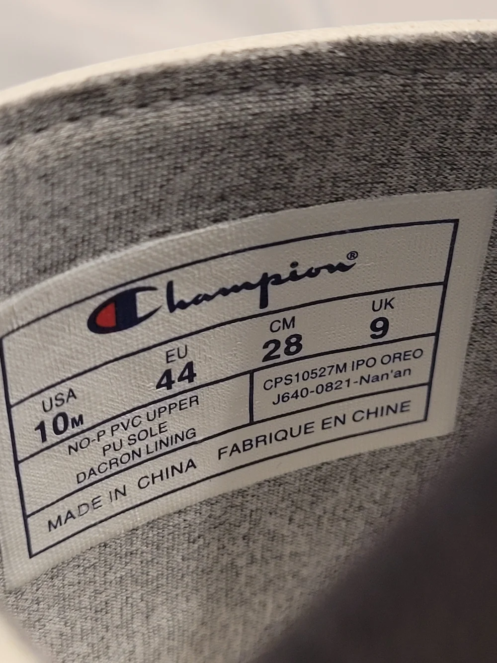 Champion x Oreo IPO Slides Men's Size 10 Blue White Limited Edition Sandals